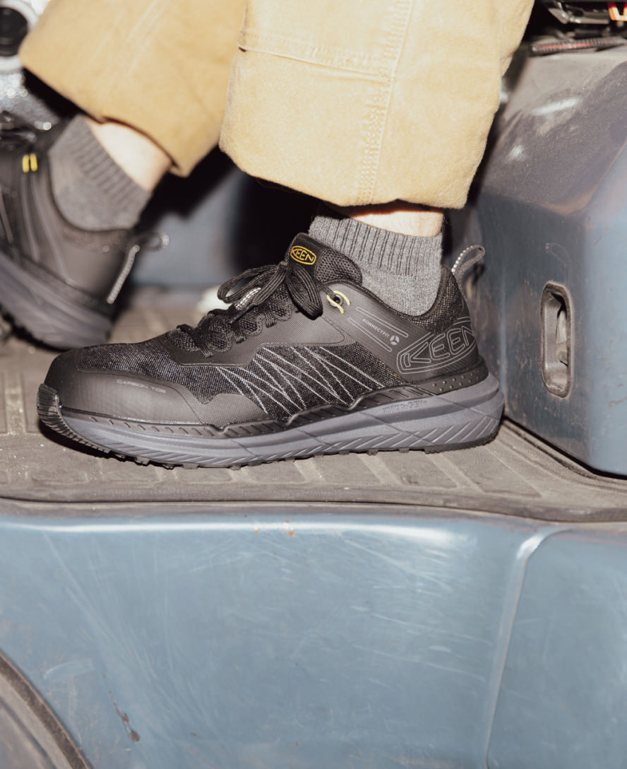 Mens Speedworks Work Sneaker Carbon Toe BlackSteel Grey