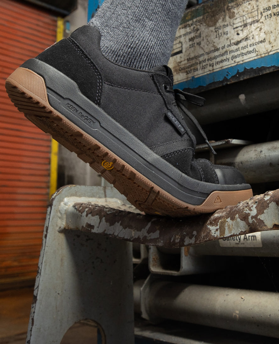 Mens Kenton ESD Work Shoe Carbon Toe BlackGum