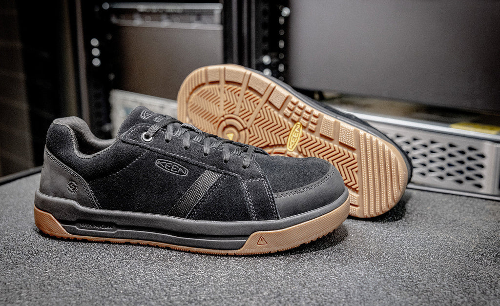 Mens Kenton ESD Work Shoe Carbon Toe BlackGum