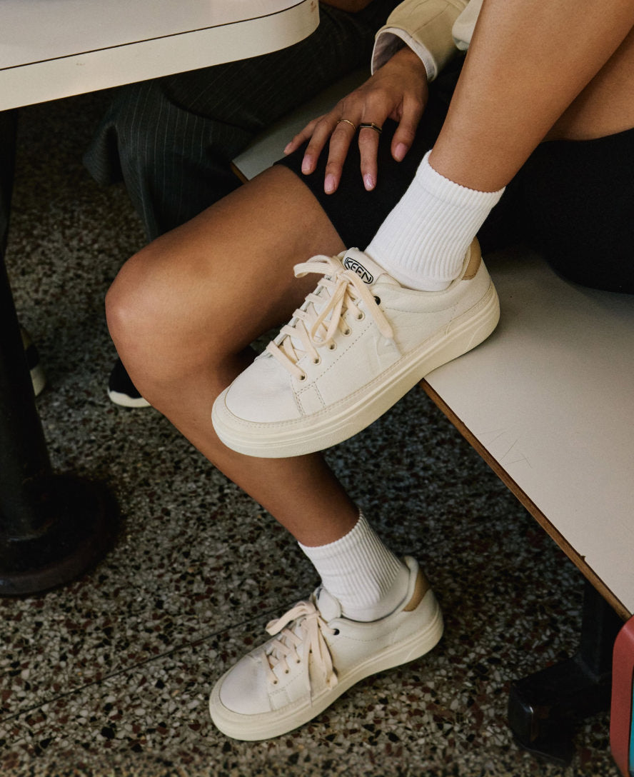 Womens KM1 Leather Sneaker Vintage IndigoBirch