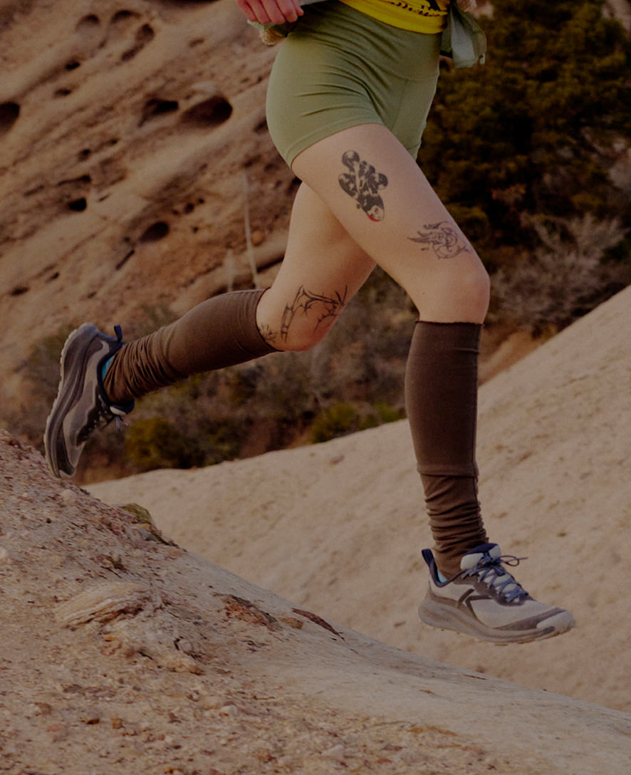 Womens Wander Trail Running Shoe Vintage IndigoSkyway