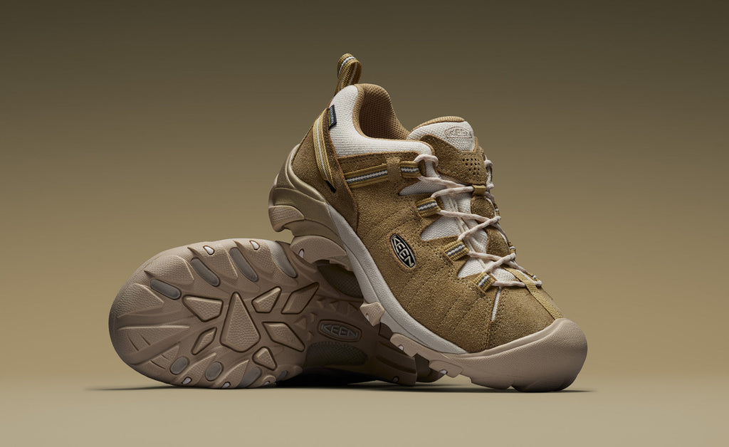 Mens Targhee II Waterproof Wide Cascade BrownGolden Yellow