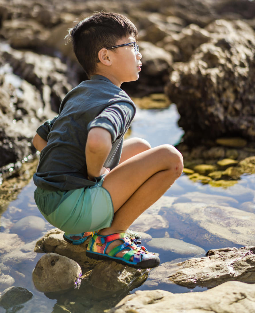 Little Kids Seacamp II CNX Vivid BlueOriginal Tie Dye
