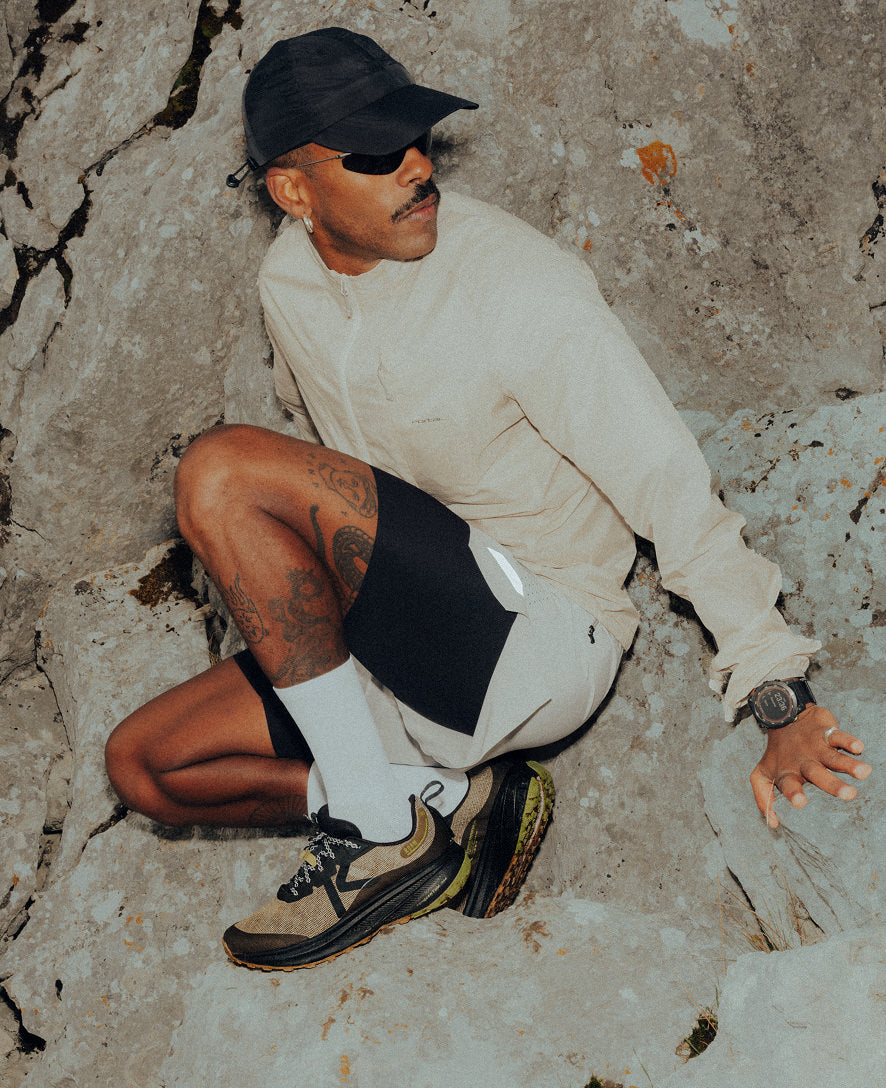 Mens Roam Trail Running Shoe BrindleDark Earth