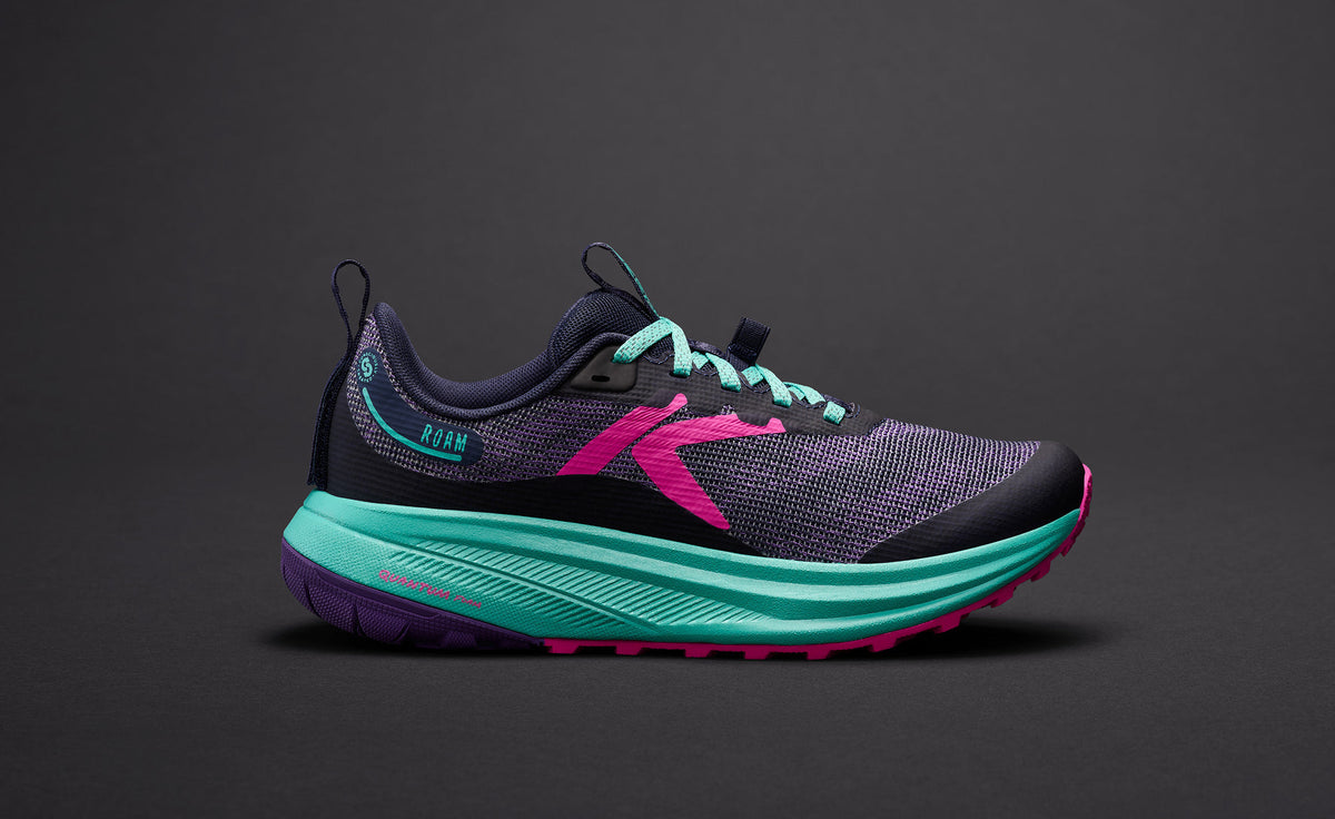 Womens Roam Trail Running Shoe PansyRose Violet