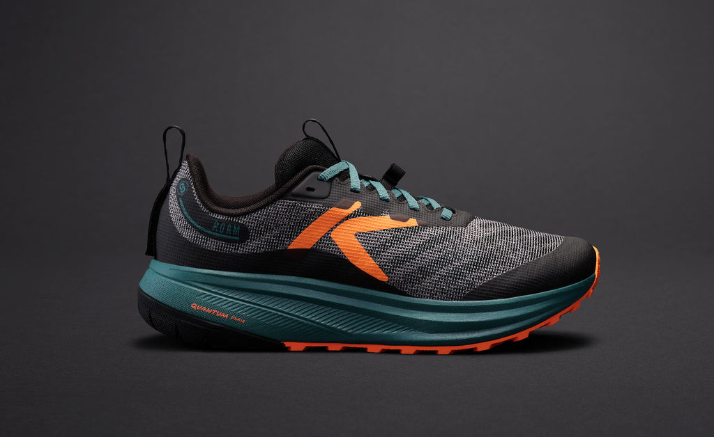 Mens Roam Trail Running Shoe BlackOrange Peel