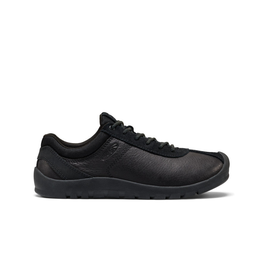 Womens Jasper Decon Leather Sneaker BlackBlack