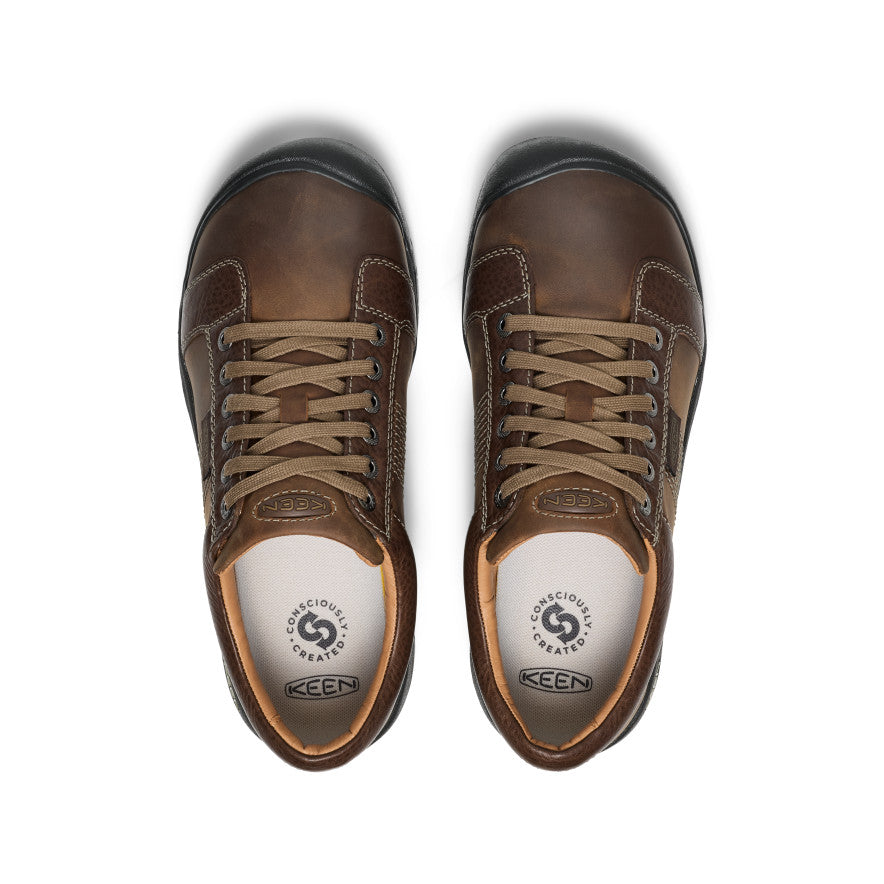 Mens Austin Shoe Wide Chocolate Brown