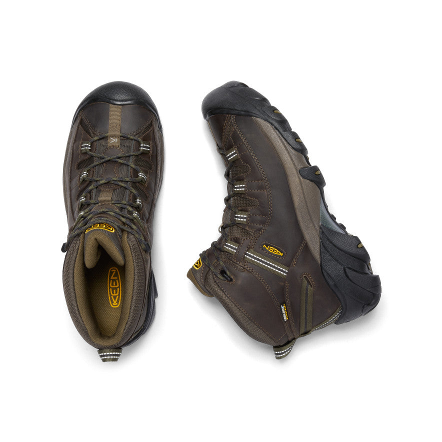 Mens Targhee II Mid Waterproof Hiking Boots CanteenDark Olive