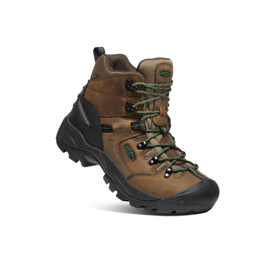 Mens Pittsburgh Energy 6 Waterproof Boot Soft Toe Cascade BrownGreener Pastures