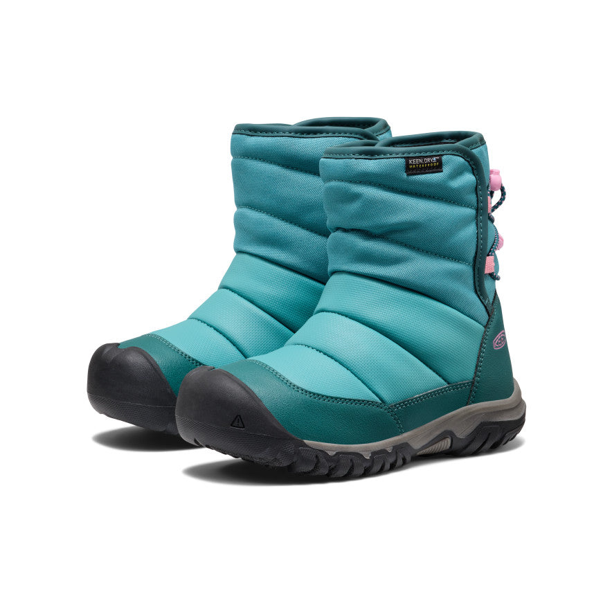 Big Kids Puffrider Waterproof Winter Boot Brittany BlueCashmere Rose