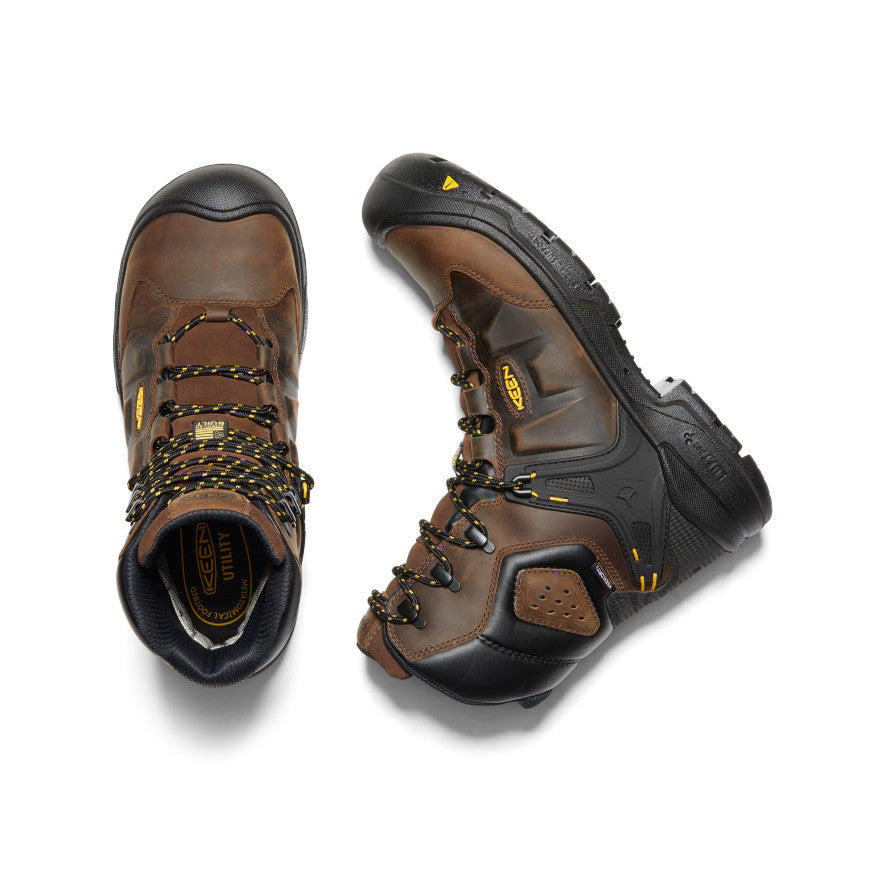 Mens Dover 8 Insulated Waterproof Boot Carbon Toe Dark EarthBlack