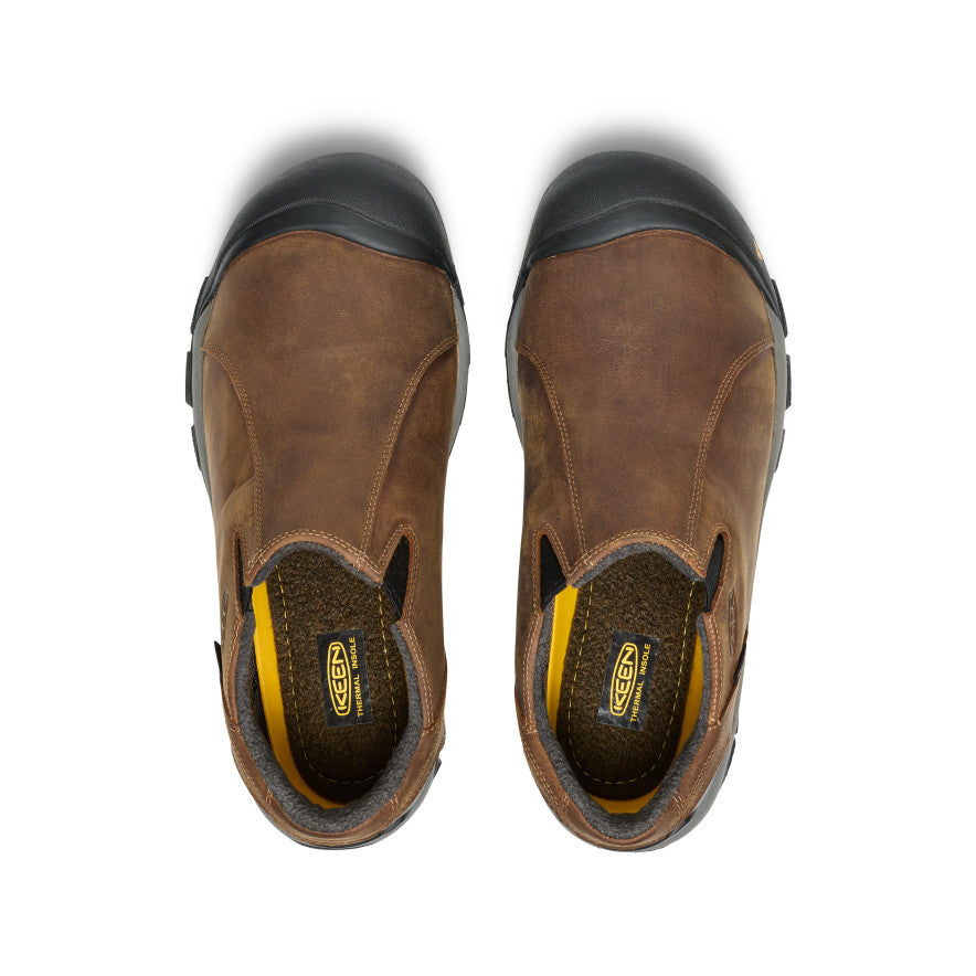 Mens Brixen Waterproof Shoe Wide Slate BlackMadder Brown
