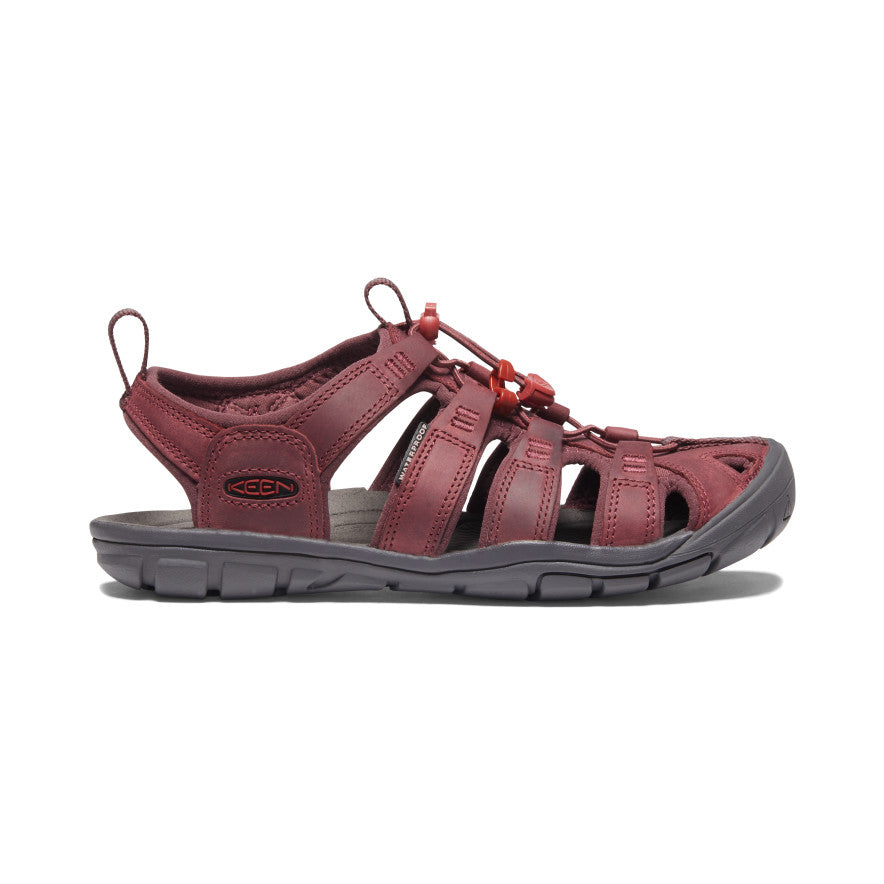 Womens Clearwater Leather CNX WineRed Dahlia