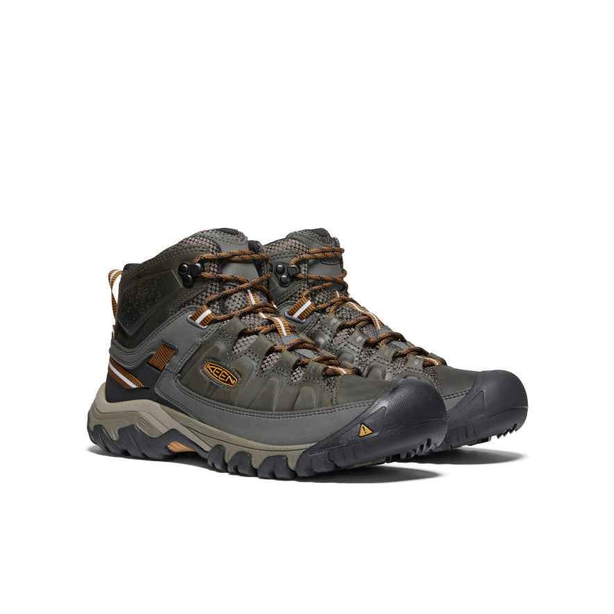 Mens Targhee III Waterproof Mid Black OliveGolden Brown