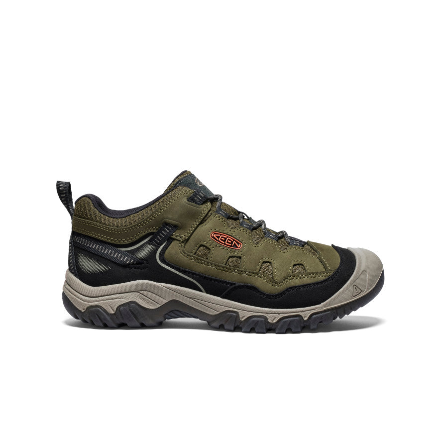 Mens Targhee IV Vented Hiking Shoe Dark OliveGold Flame