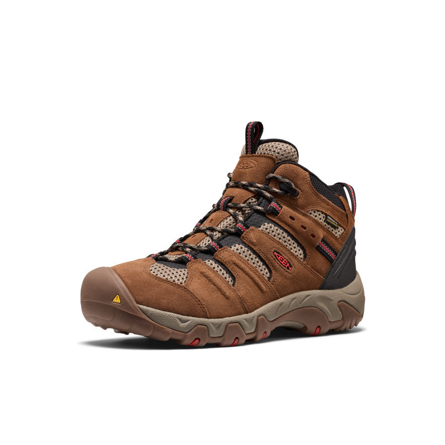 Mens Koven Waterproof Hiking Boot BisonMars Red