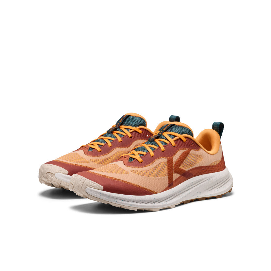 Mens Wander Trail Running Shoe Fossil OrangeCarrot Curl