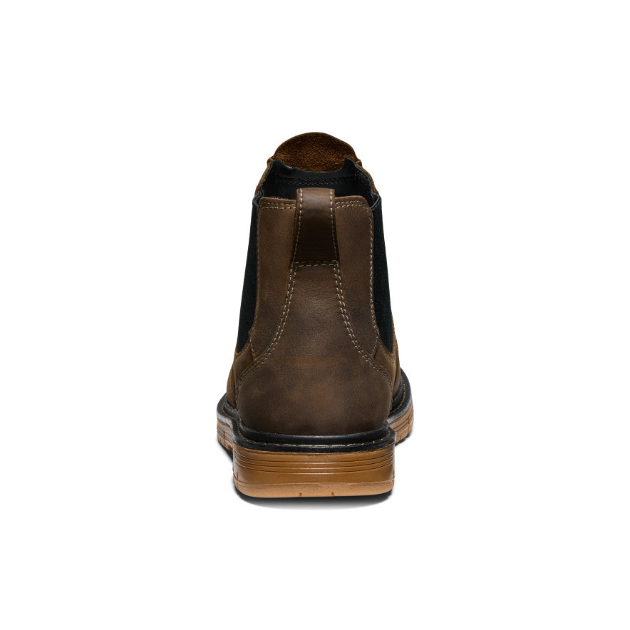 Mens San Jose Chelsea 90 Heel Boot Aluminum Toe Cascade BrownGum