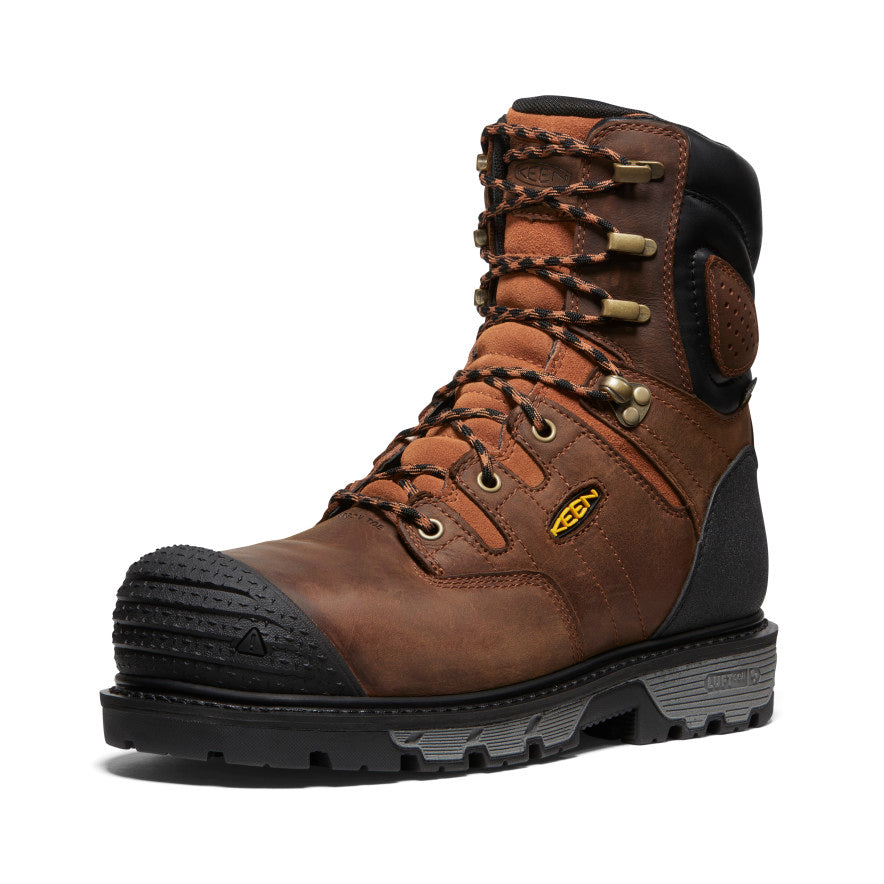 Mens Camden 8 Insulated Waterproof Boot Carbon Toe Leather BrownBlack