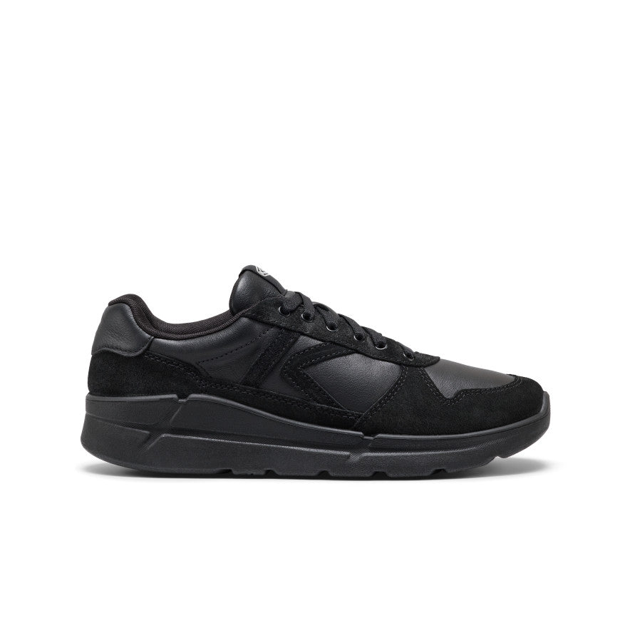 Mens KM2 Leather Jogger BlackBlack