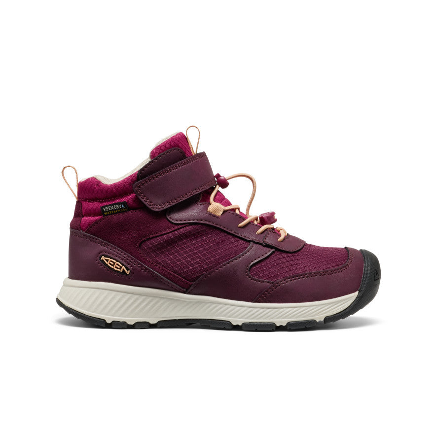 Big Kids Skua Waterproof Boot FigPeach Fuzz