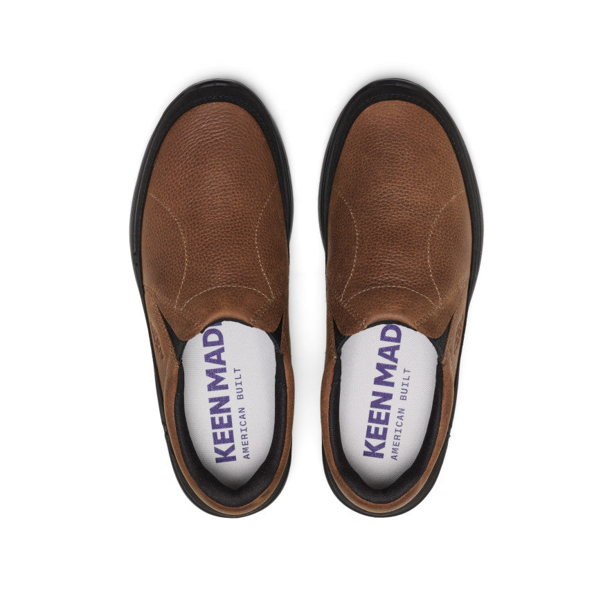 Mens KM2 Leather Slip-On BisonBlack