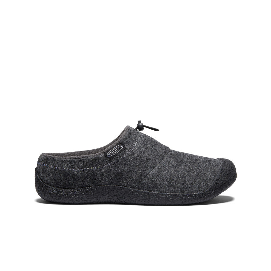 Mens Howser III Slide Charcoal Grey FeltBlack