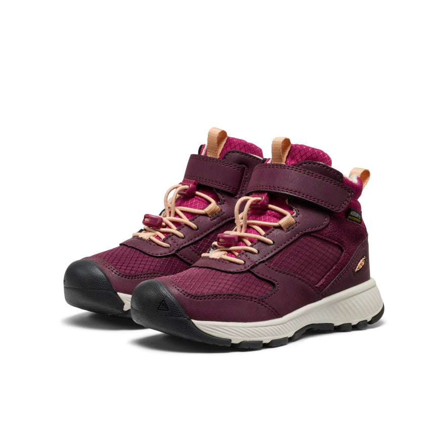 Little Kids Skua Waterproof Boot FigPeach Fuzz