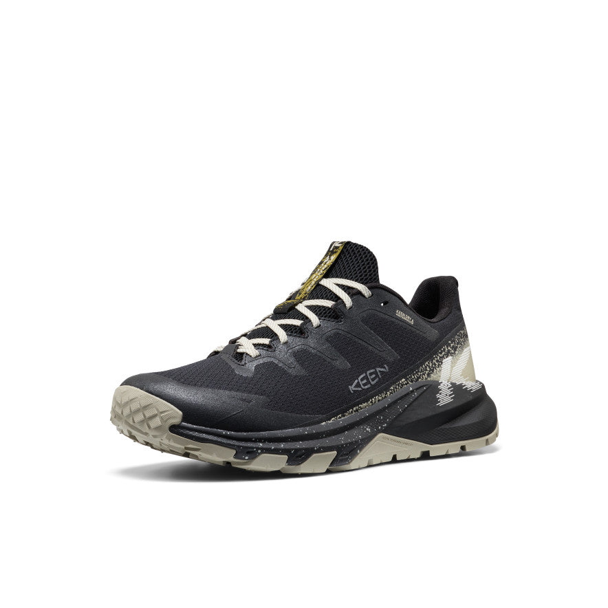 Mens Targhee Apex Waterproof Hiking Shoe BlackAbbey Stone