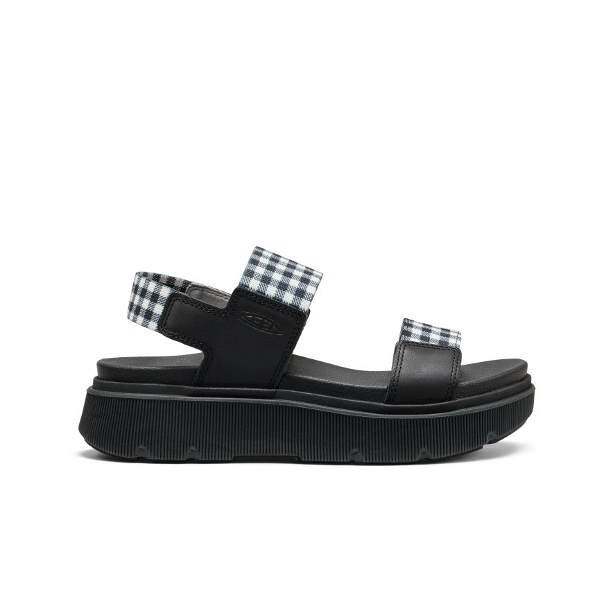 Womens Elle Mila Backstrap Sandal BlackMulti Black