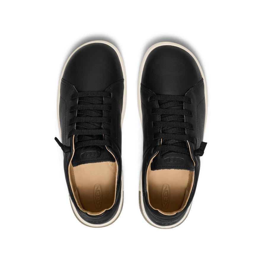 Mens KNX Leather Sneaker BlackStar White