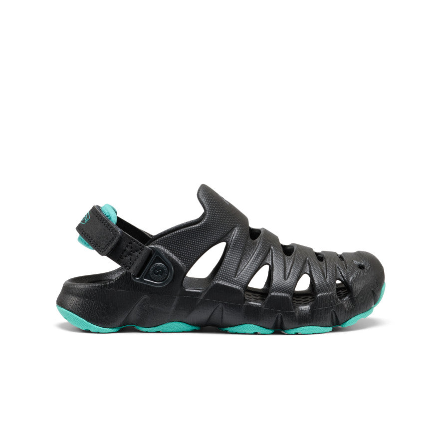 Big Kids HyperFLT Clog BlackBright Aqua