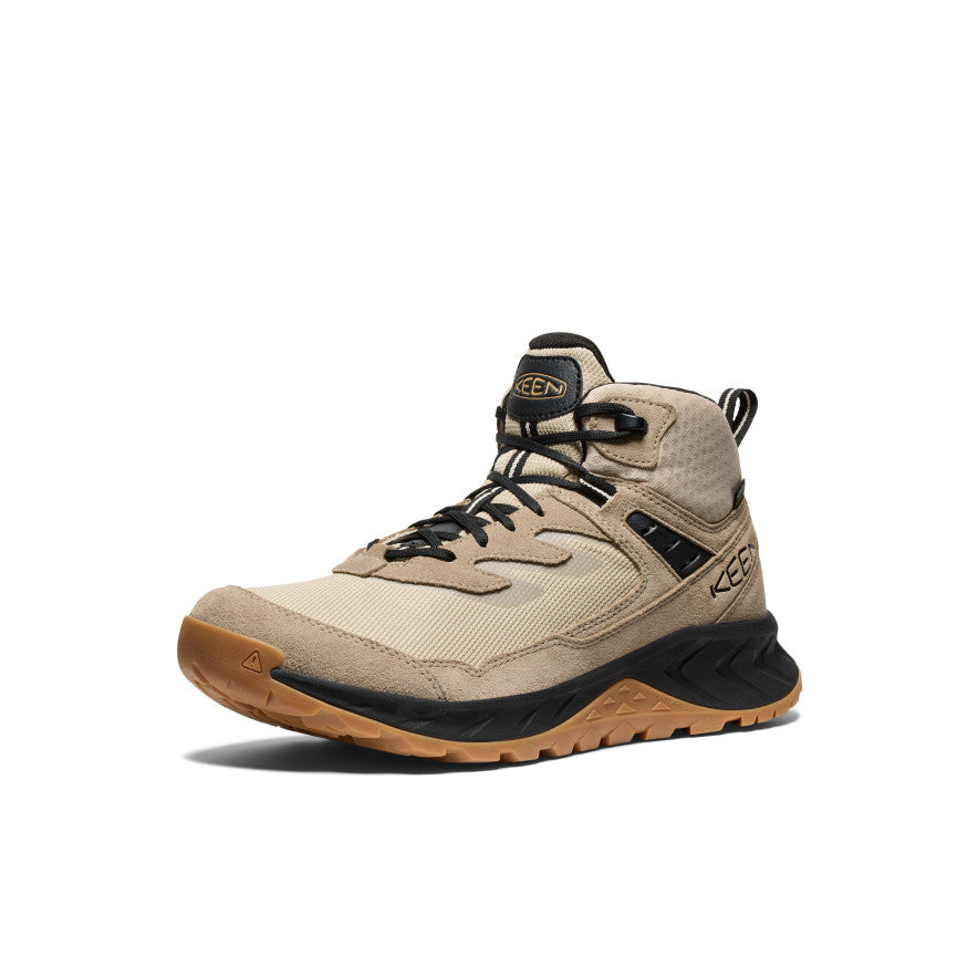 Mens Hightrail Waterproof Wide Hiking Boot BrindleOak Buff