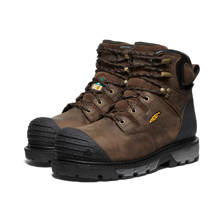 Mens CSA Camden 6 Waterproof Boot Carbon Toe Dark EarthBlack