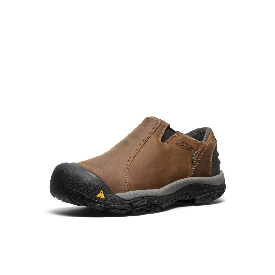 Mens Brixen Waterproof Low Slate BlackMadder Brown