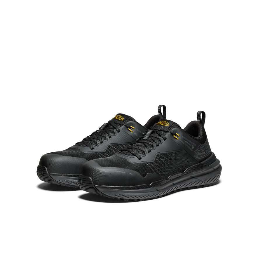 Mens Speedworks Work Sneaker Carbon Toe BlackSteel Grey