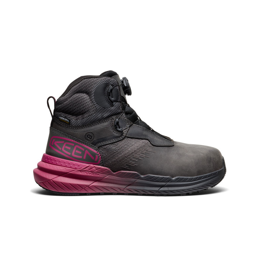Womens Snapline CF Waterproof Boot Carbon Toe MagnetBlack