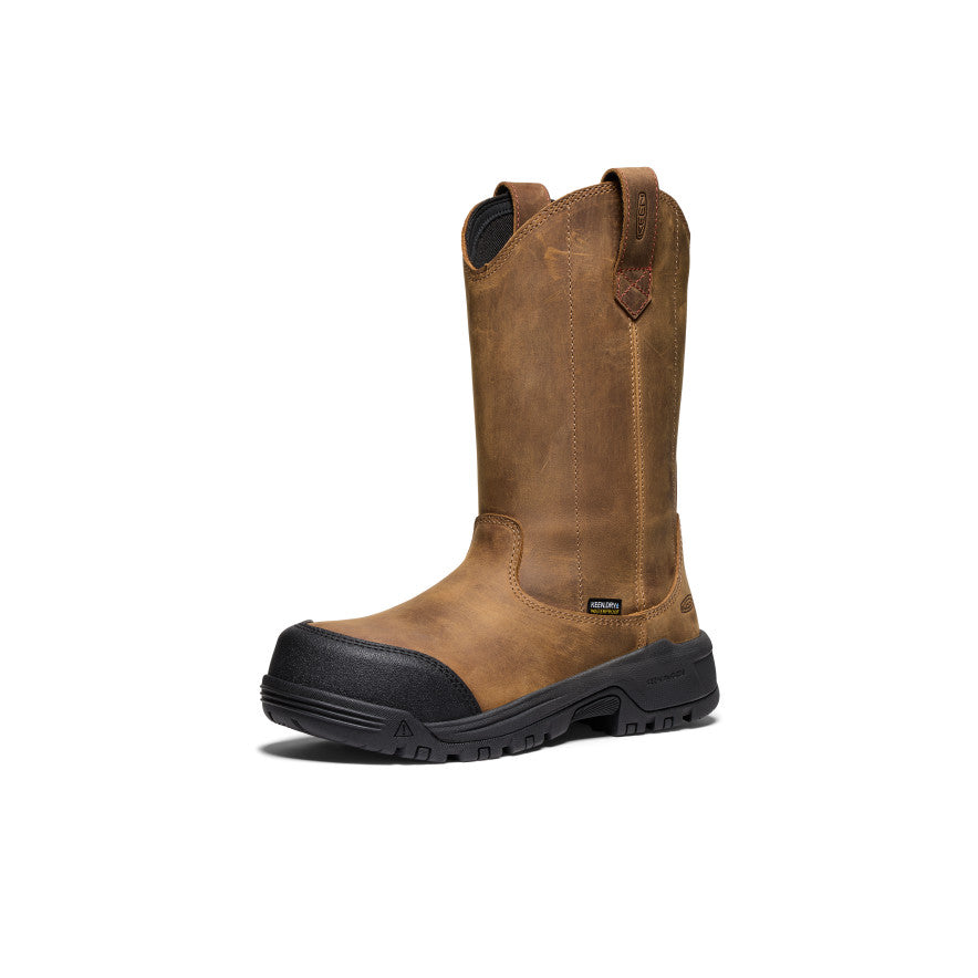 Womens Evanston Pull-On Waterproof Boot Carbon Toe BisonBlack