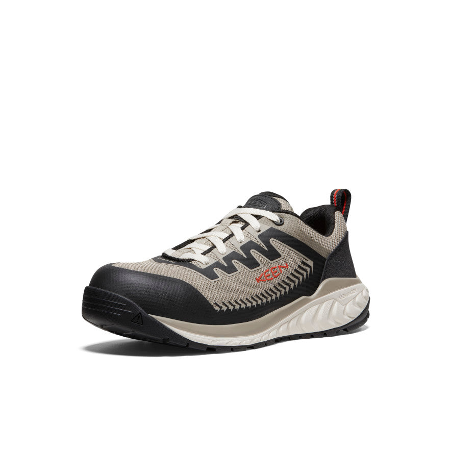 Mens Arvada Work Sneaker Carbon Toe Plaza TaupeBlack