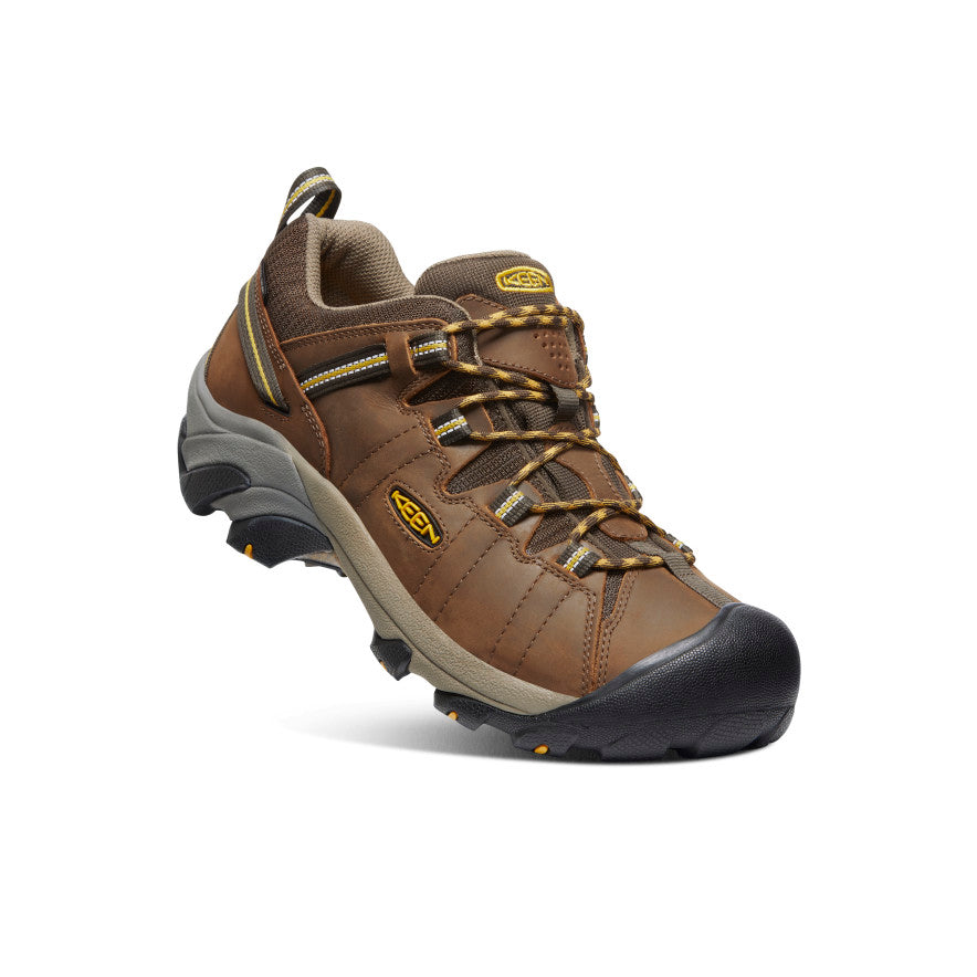Mens Targhee II Waterproof Wide Cascade BrownGolden Yellow