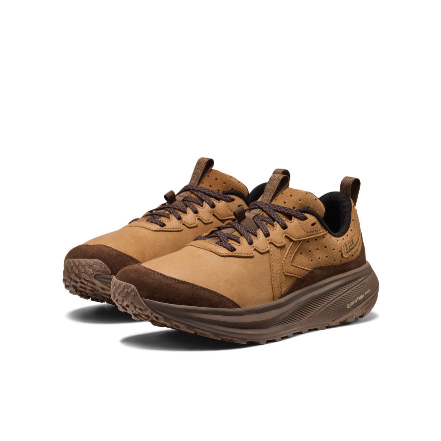 Mens Roam Leather Trail Running Shoe ChipmunkDark Earth