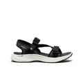Womens Leiki Open-Toe Sandal BlackStar White