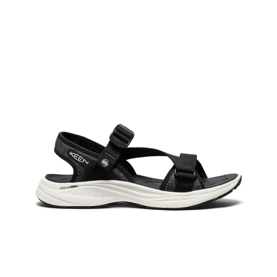 Womens Leiki Open-Toe Sandal BlackStar White