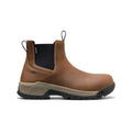 Mens Evanston Chelsea Waterproof Work Boot Carbon Toe BisonBlack