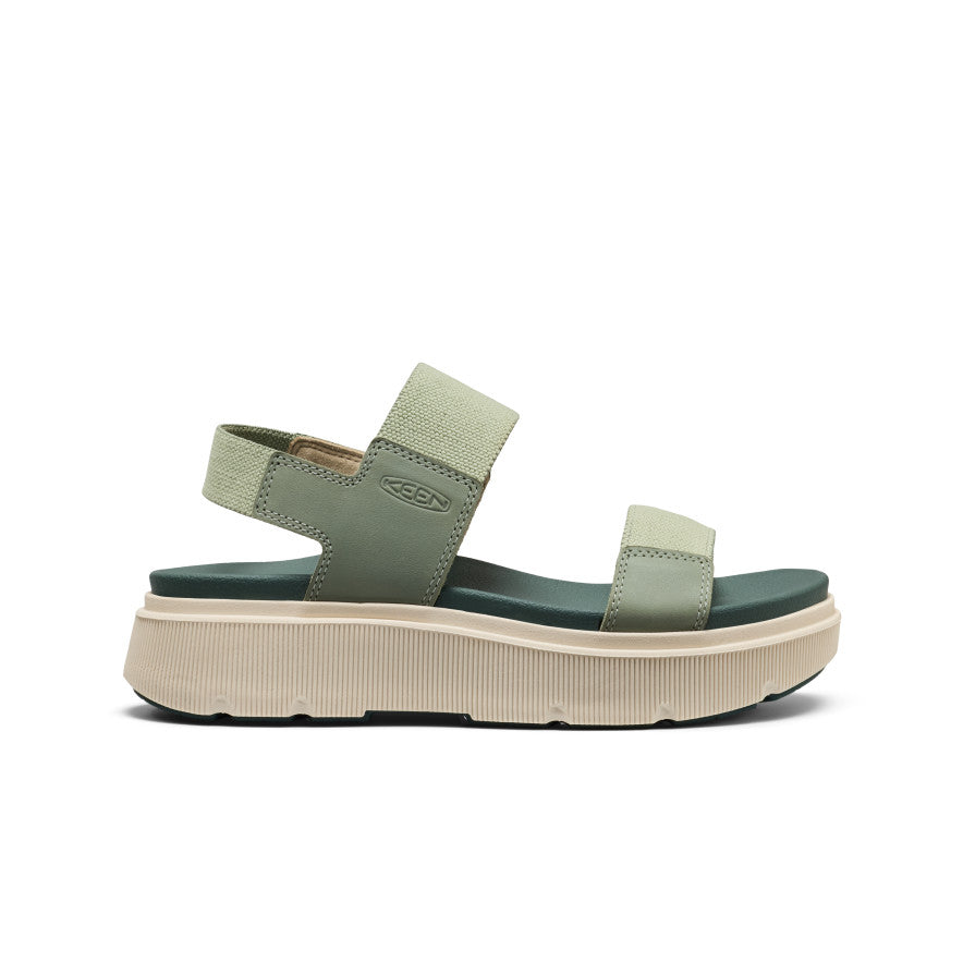 Womens Elle Mila Backstrap Sandal Lily PadDark Forest