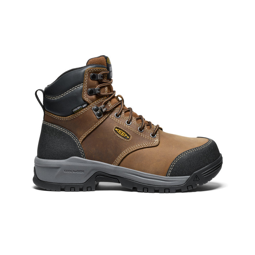 Womens Evanston 6 Waterproof Boot INT MET Carbon Toe BisonBlack