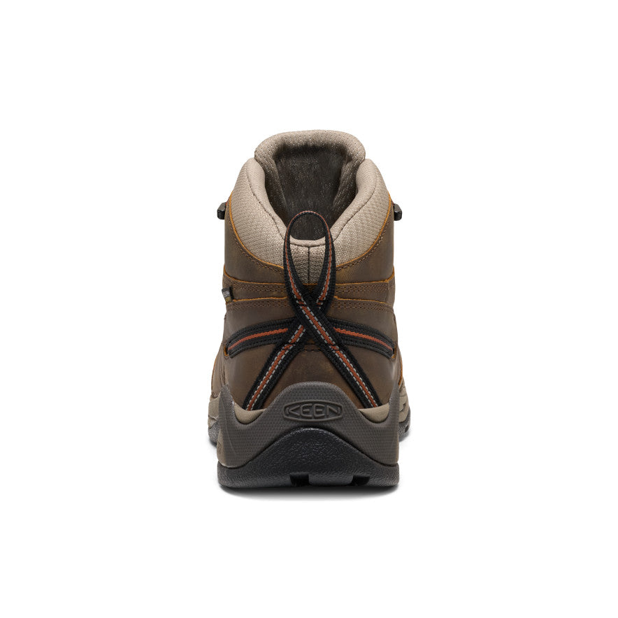 Mens Detroit XT Waterproof Boot Soft Toe Black OliveLeather Brown