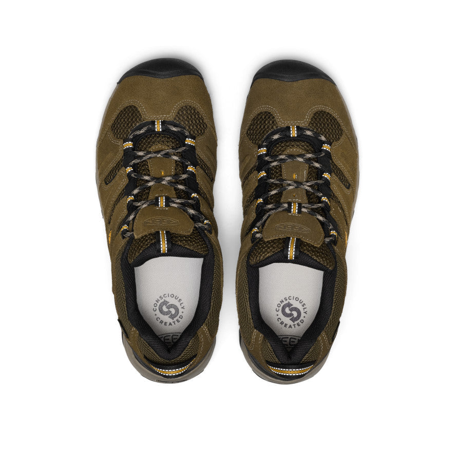 Mens Koven Waterproof Hiking Shoe Dark OliveSymphonic Sunset