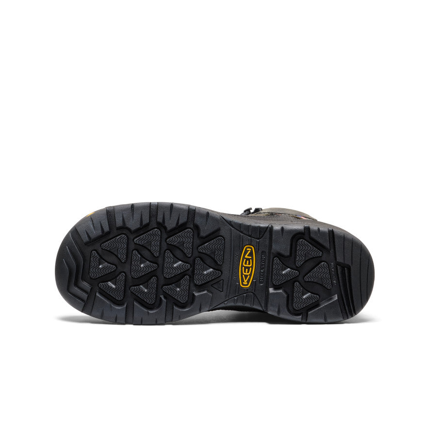 Mens Targhee IV 8 Waterproof Work Boot Carbon Toe MagnetBlack